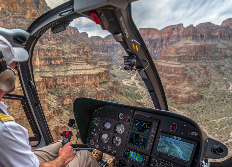 Enjoy extraordinary views with the H130 Helicopter air tours.