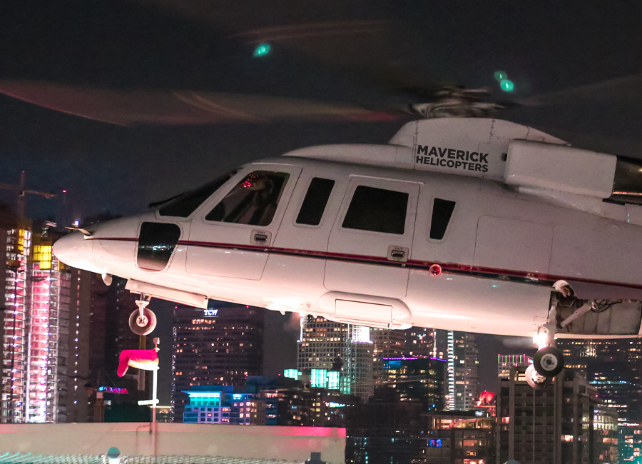 Enjoy the flexibility and reliability of Sikorsky S-76 charter flights.