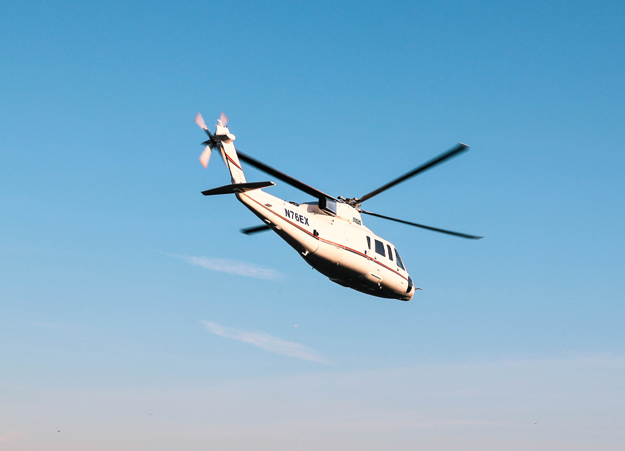Luxury meets performance with the Sikorsky S-76 helicopter.