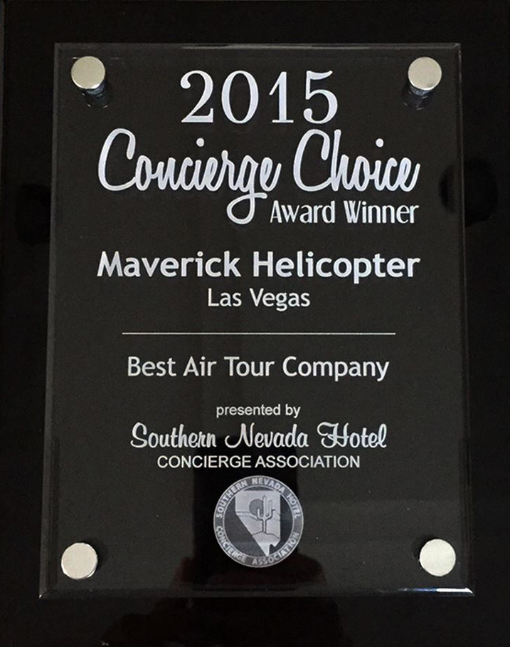 Best Air Tour Award for 2015 Best Air Tour Award for 2015