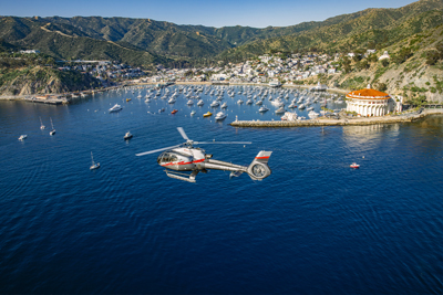 Soar over Catalina's landmarks on a thrilling helicopter tour. Soar over Catalina's landmarks on a thrilling helicopter tour