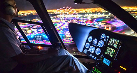 VIP helicopter transfers to and from EDC