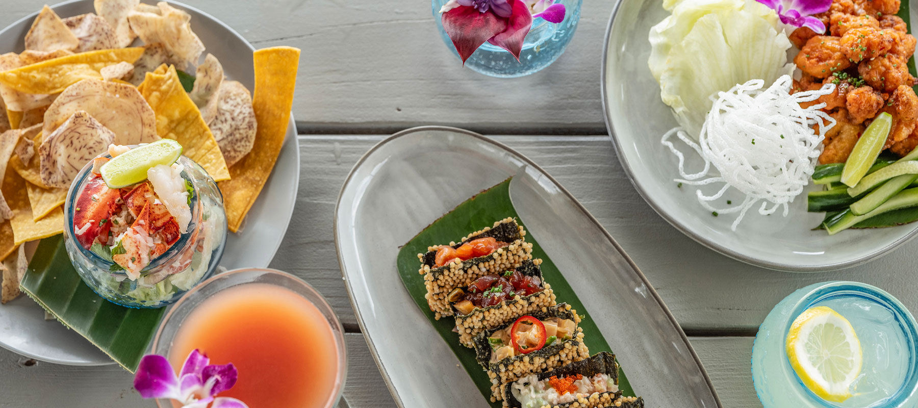 Craft cocktails at Ocean Vodka distillery