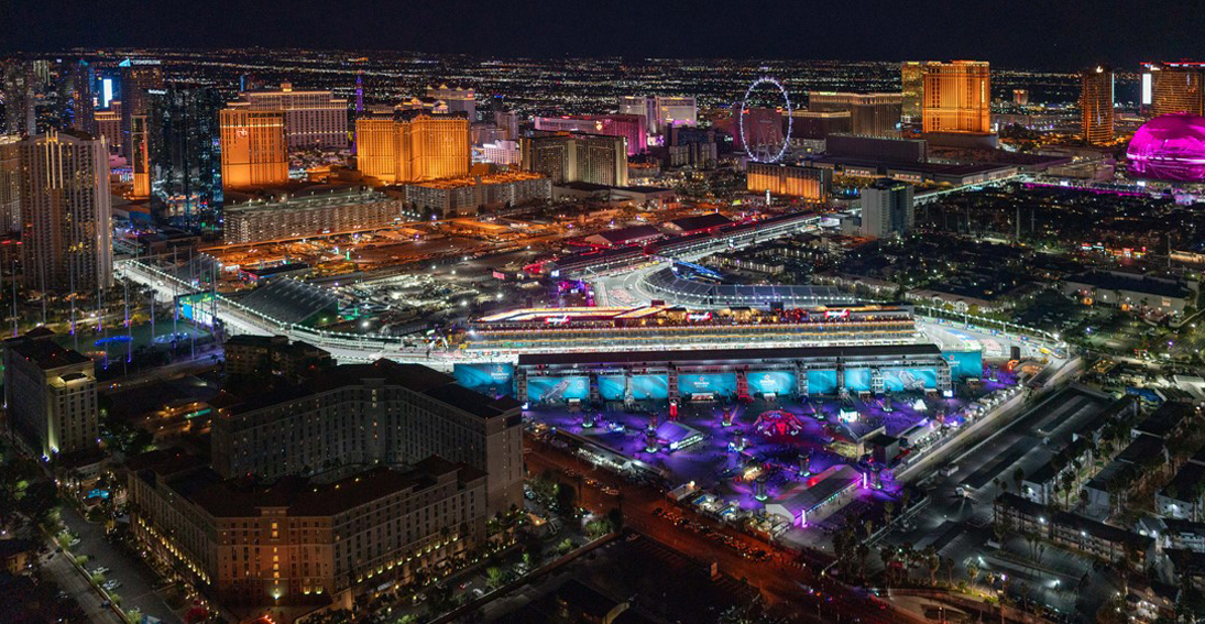 Las Vegas Grand Prix weekend racing excitement from the sky